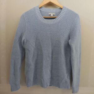 J. Crew Mercantile Sweater Merino Wool Blend Sweater Crew Neck Sky Blue Size S 4